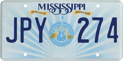 MS license plate JPY274