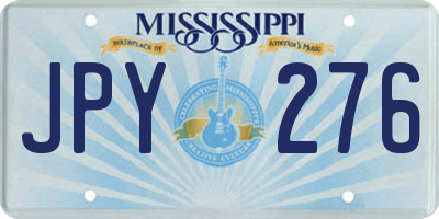 MS license plate JPY276