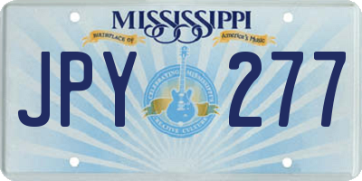 MS license plate JPY277