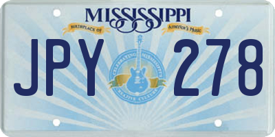MS license plate JPY278