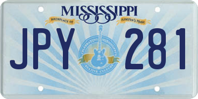 MS license plate JPY281