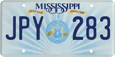 MS license plate JPY283