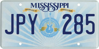 MS license plate JPY285