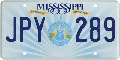 MS license plate JPY289
