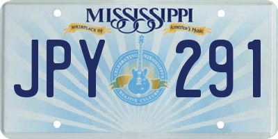 MS license plate JPY291