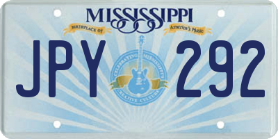 MS license plate JPY292