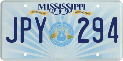 MS license plate JPY294