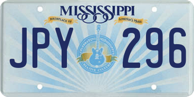 MS license plate JPY296