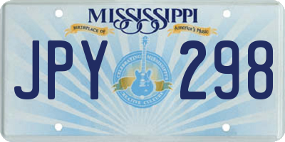 MS license plate JPY298