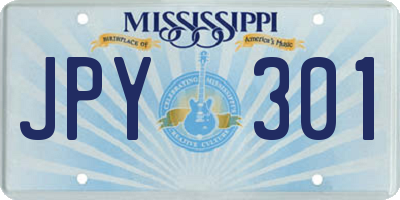 MS license plate JPY301