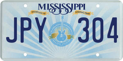 MS license plate JPY304