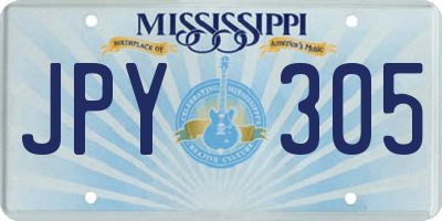 MS license plate JPY305