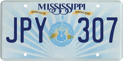 MS license plate JPY307