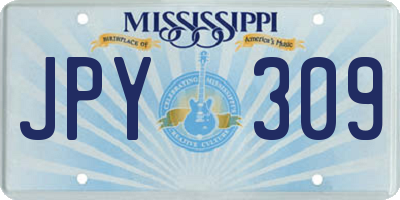 MS license plate JPY309