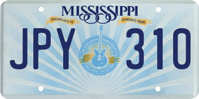 MS license plate JPY310