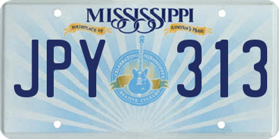 MS license plate JPY313