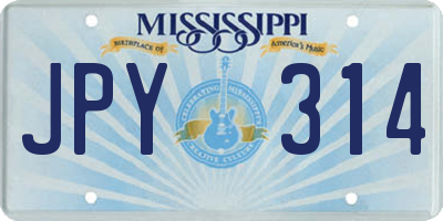 MS license plate JPY314