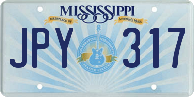 MS license plate JPY317