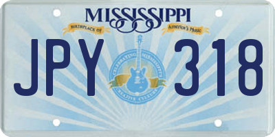 MS license plate JPY318