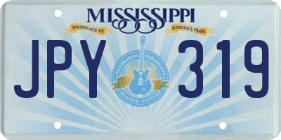 MS license plate JPY319