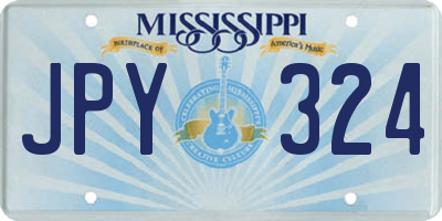 MS license plate JPY324