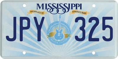 MS license plate JPY325