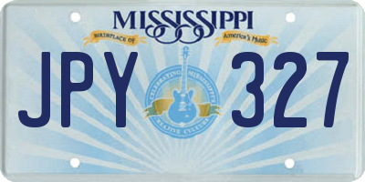 MS license plate JPY327