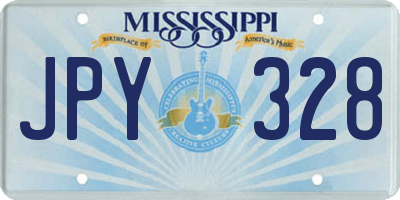 MS license plate JPY328