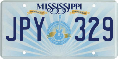 MS license plate JPY329