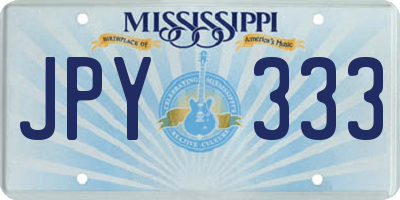 MS license plate JPY333