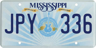 MS license plate JPY336