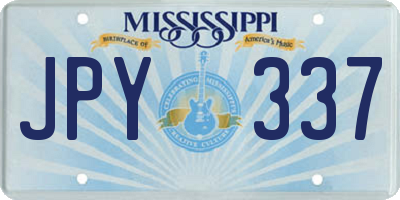 MS license plate JPY337