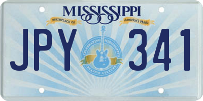 MS license plate JPY341