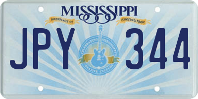 MS license plate JPY344