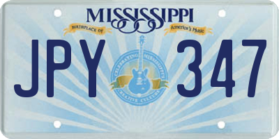 MS license plate JPY347
