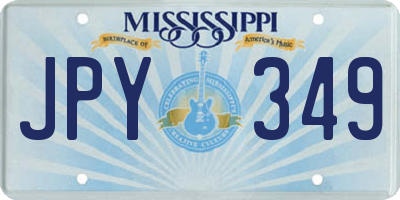 MS license plate JPY349