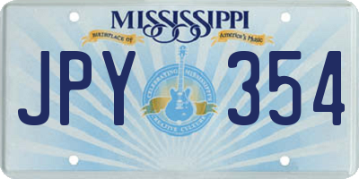 MS license plate JPY354