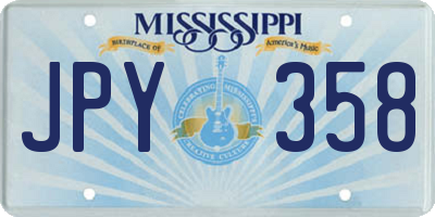 MS license plate JPY358