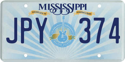 MS license plate JPY374