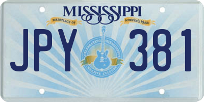MS license plate JPY381