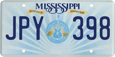MS license plate JPY398