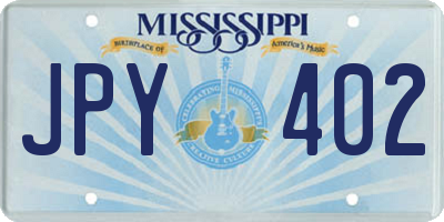 MS license plate JPY402