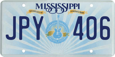 MS license plate JPY406