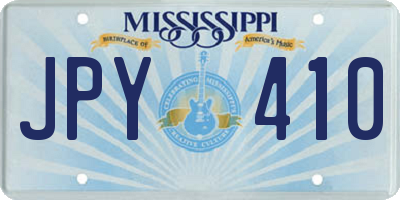 MS license plate JPY410