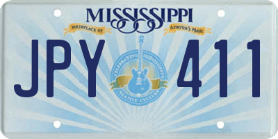 MS license plate JPY411