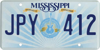 MS license plate JPY412