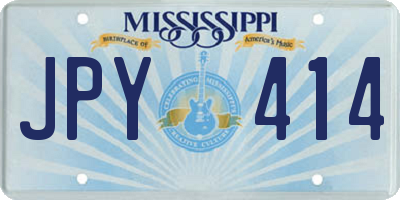 MS license plate JPY414