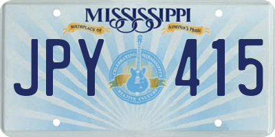 MS license plate JPY415
