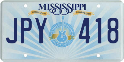 MS license plate JPY418