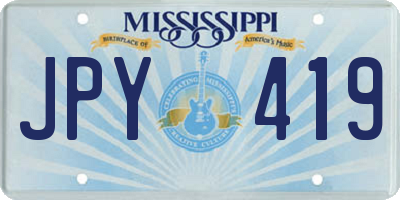 MS license plate JPY419